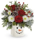 Smiling Snowman Bouquet from Fields Flowers in Ashland, KY